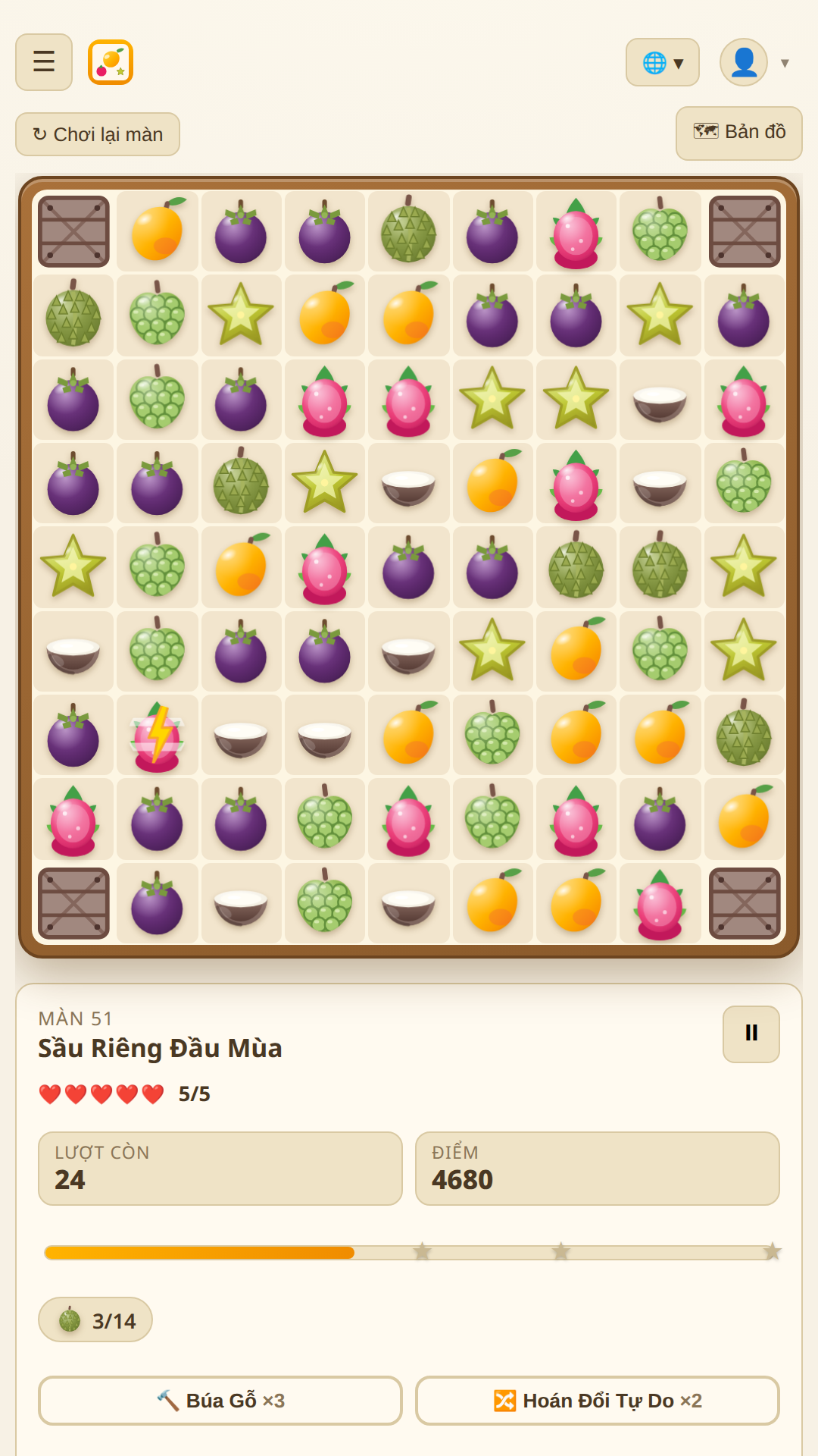 A Match-3 Game Tours Vietnam: Tropi Pop Turns Tropical Fruit and Floating Markets into 60 Free Browser Levels