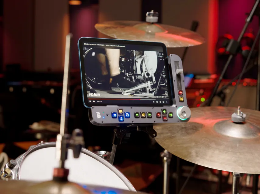 Benjamin: A Physical Control Surface for Musicians Learning from Video