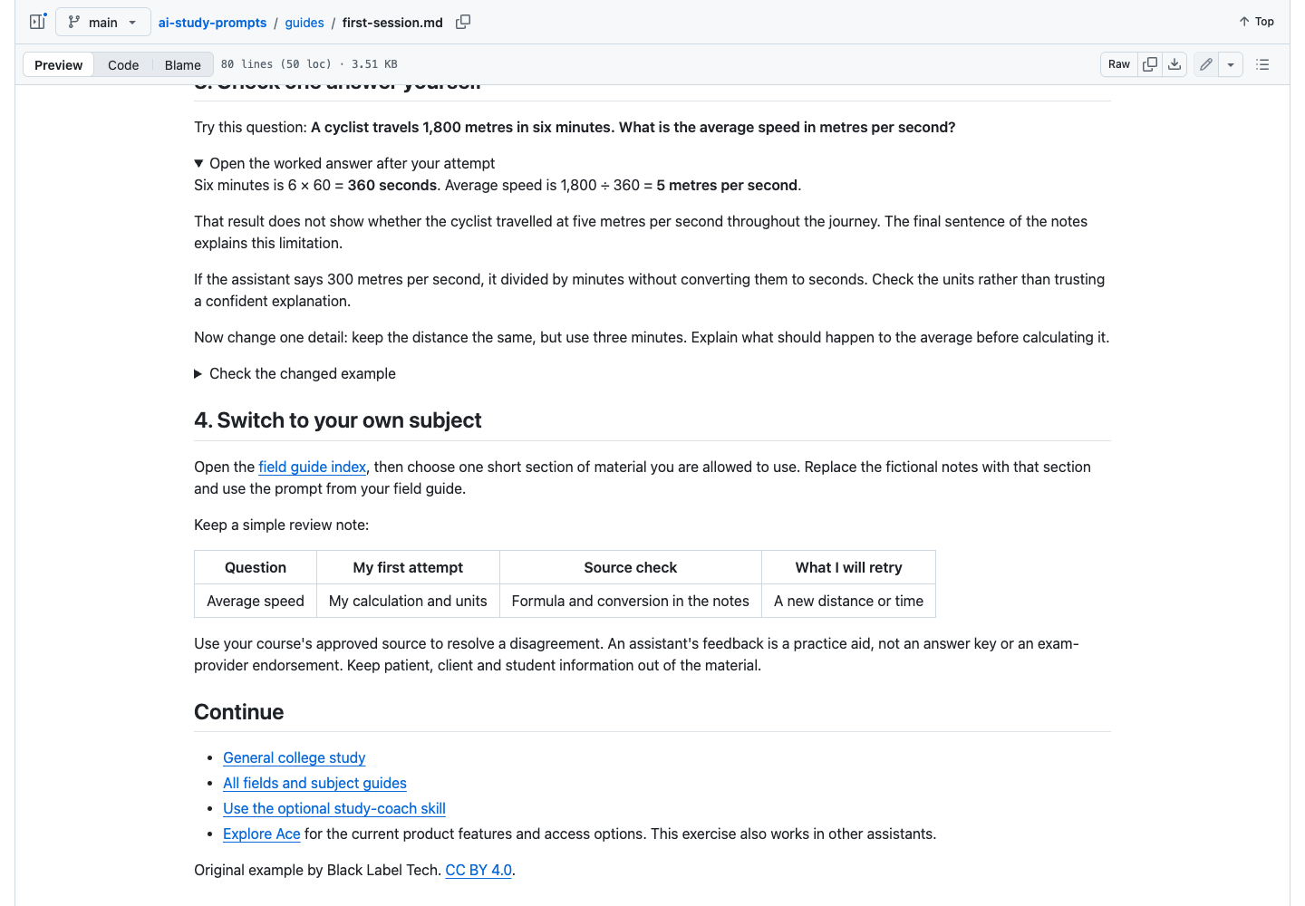 Black Label Tech publishes free AI study walkthrough with source-checking exercises