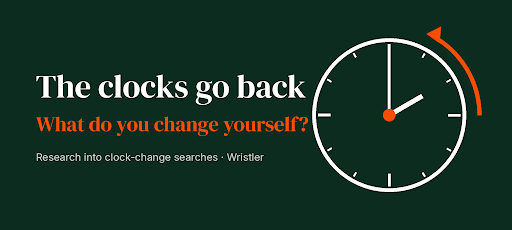 Clocks go back: Britons google watches more than ovens