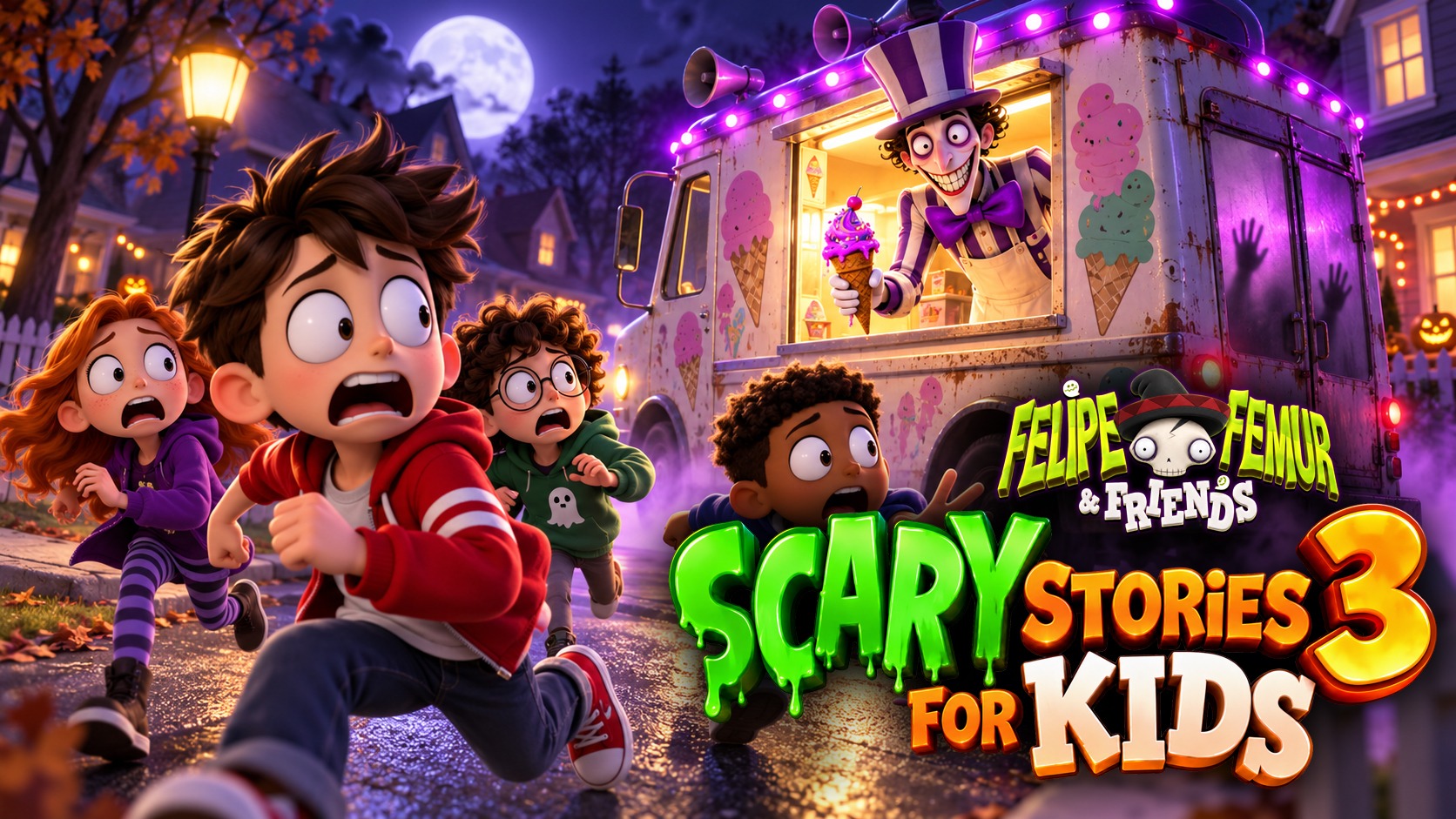 Felipe Femur & Friends Debuts Three New Kid-Friendly Scary Stories for Halloween