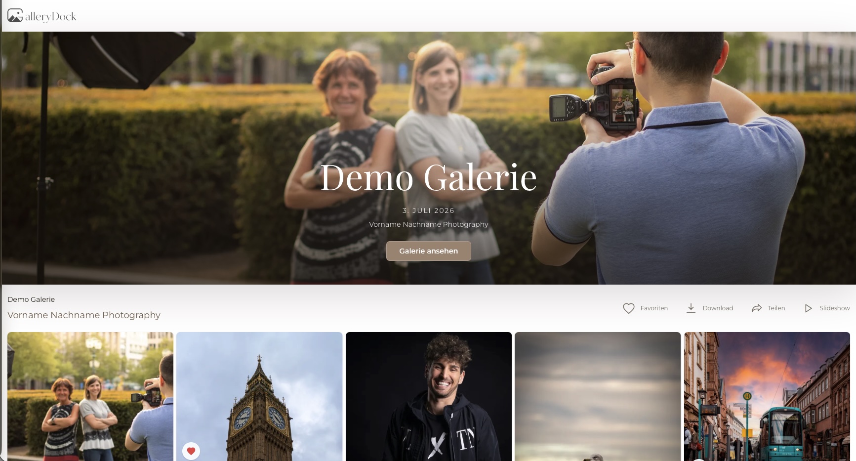 GalleryDock Expands Website Gallery Embedding for English-Speaking Photographers
