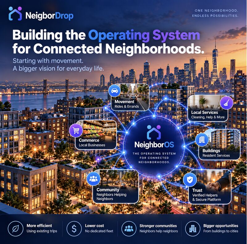 NeigborDrop Unveils NeighborOS Vision for Connected Neighborhoods