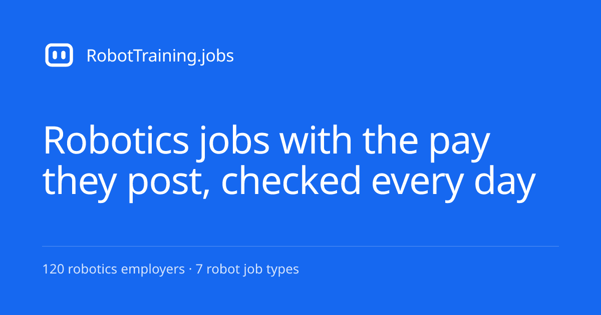 RobotTraining.jobs launches a free job board for people who get paid to teach robots