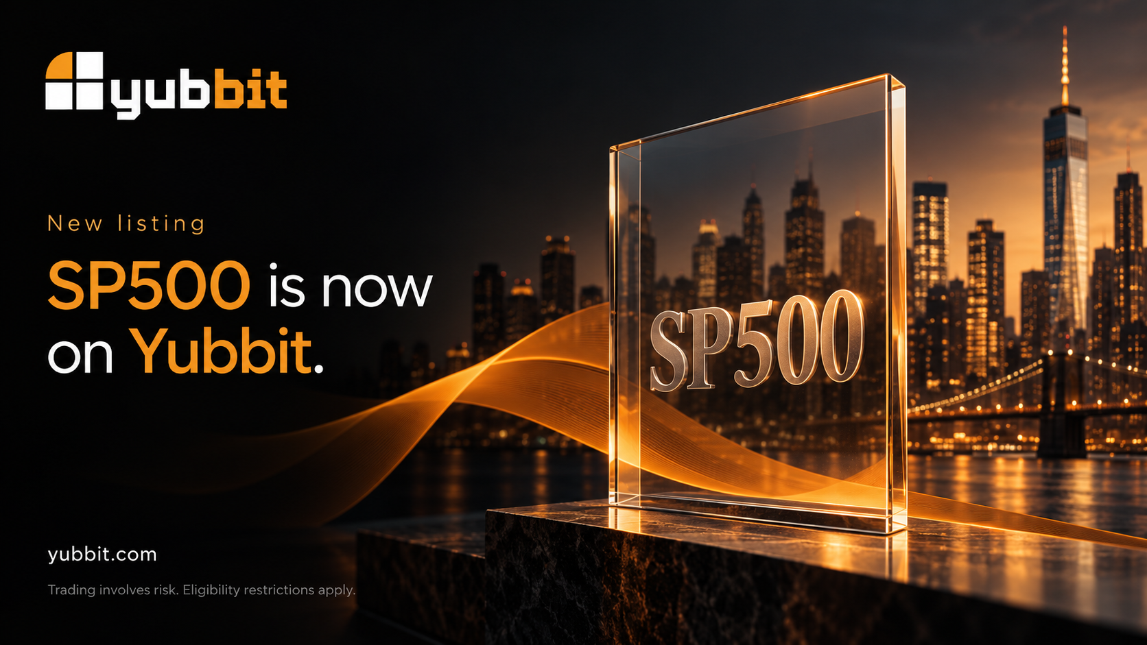 Yubbit Announces SP500 Futures Listing Referencing the S&P 500